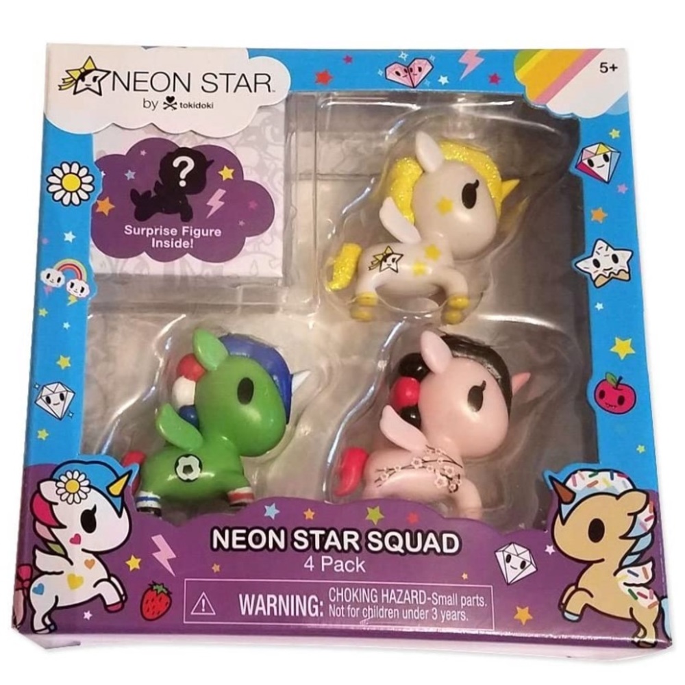 Neon Star By Tokidoki Neon Star Squad 4 Pack